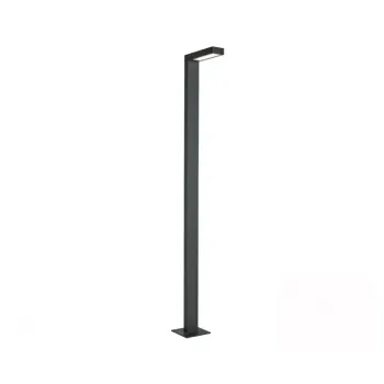 Norlys Asker fekete LED kültéri állólámpa (NO-1360B) LED 1 izzós IP65