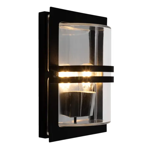 Norlys Basel fekete-opál LED kültéri fali lámpa (NO-672BL) LED 1 izzós IP54