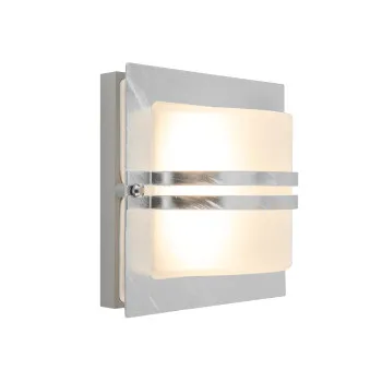 Norlys Bern szürke-opál LED kültéri fali lámpa (NO-675GA) LED 1 izzós IP54