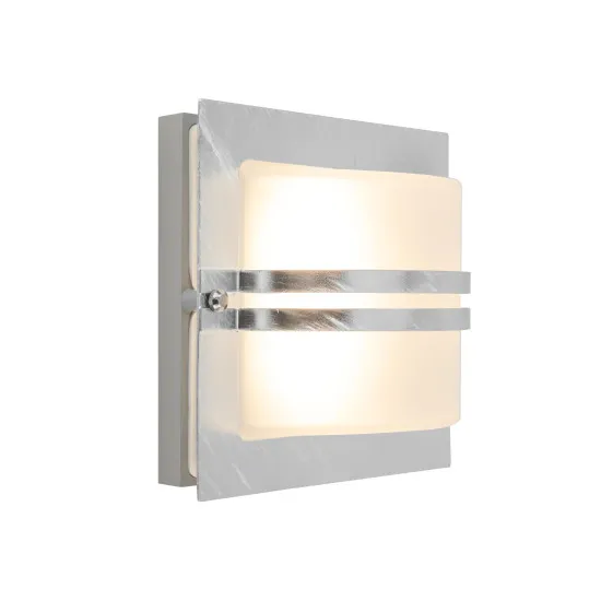 Norlys Bern szürke-opál LED kültéri fali lámpa (NO-676GA) LED 1 izzós IP54