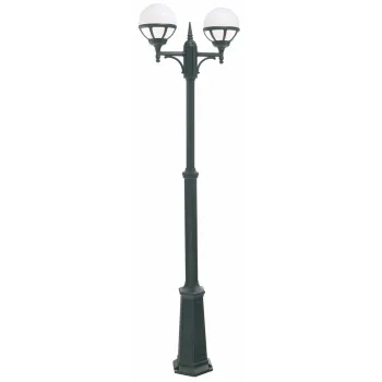 Norlys Bologna fekete-átlátszó kültéri kandeláber (NO-363B) E27 2 izzós IP54