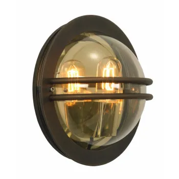 Norlys Bremen fekete-fehér kültéri fali lámpa (NO-630B) E27 1 izzós IP54