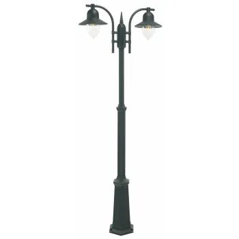 Norlys Como fekete-átlátszó kültéri kandeláber (NO-372B) E27 2 izzós IP54 Norlys Como fekete-átlátszó kültéri kandeláber (NO-372B) E27 2 izzós IP54