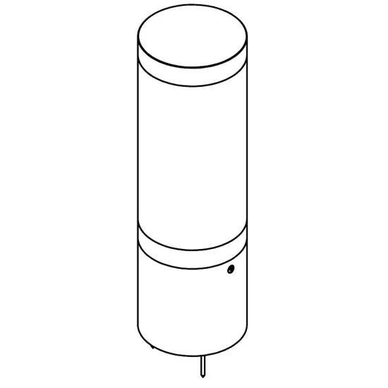 Norlys Egersund Mini grafit LED kültéri állólámpa (NO-1290GR) LED 1 izzós IP65