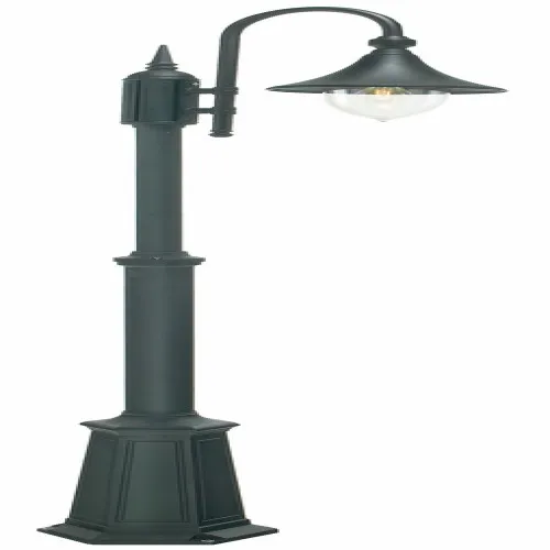 Norlys Firenze fekete-átlátszó kültéri kandeláber (NO-810B) E27 1 izzós IP54