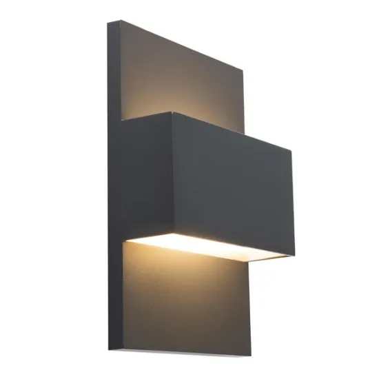 Norlys Geneve grafit LED kültéri fali lámpa (NO-1879GR) LED 1 izzós IP65