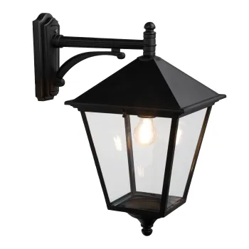 Norlys London Big fekete-átlátszó LED kültéri falikar (NO-4138BL) LED 1 izzós IP54 Norlys London Big fekete-átlátszó LED kültéri falikar (NO-4138BL) LED 1 izzós IP54