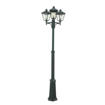 Norlys London fekete-átlátszó kültéri kandeláber (NO-483B) E27 3 izzós IP54 Norlys London fekete-átlátszó kültéri kandeláber (NO-483B) E27 3 izzós IP54