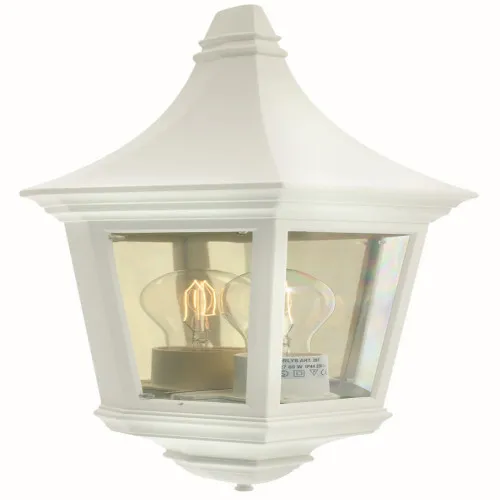 Norlys Venice fehér kültéri fali lámpa (NO-261WH) E27 1 izzós IP54