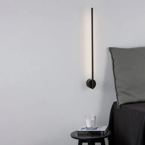 Nova Luce Aden fekete LED falikar (NL-9081800) LED 1 izzós IP20