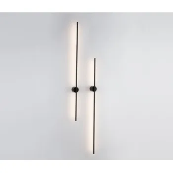 Nova Luce Aden fekete LED falikar (NL-9081810) LED 1 izzós IP20