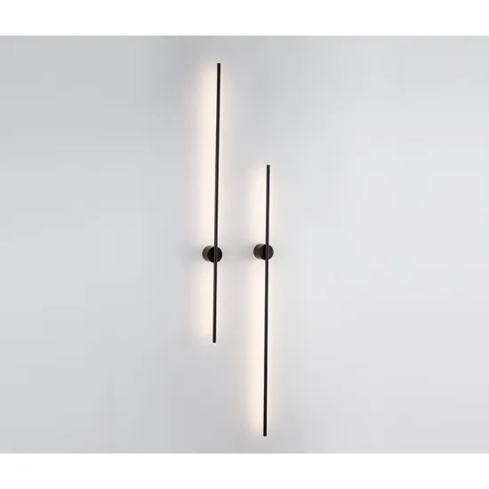 Nova Luce Aden fekete LED falikar (NL-9081810) LED 1 izzós IP20