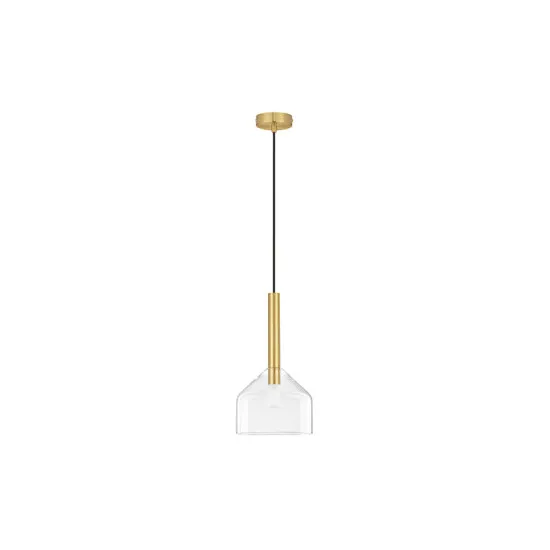 Nova Luce Amelia arany-átlátszó függesztett lámpa (NL-9028830) G9 1 izzós IP20