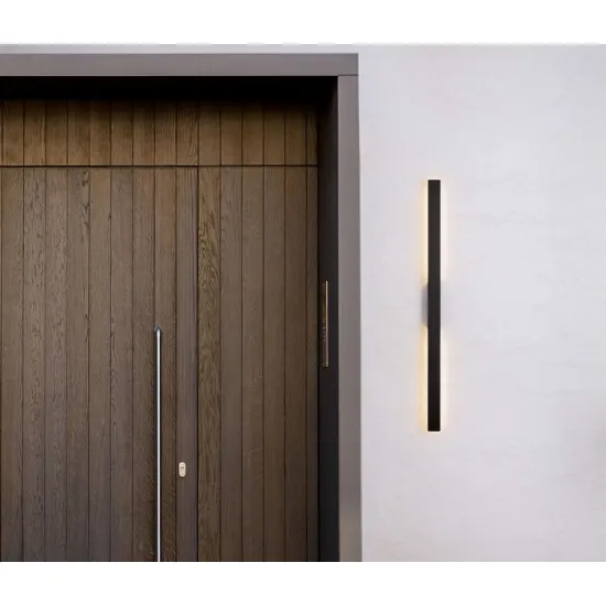 Nova Luce Aneth   fekete LED kültéri fali lámpa (NL-9923410) LED 1 izzós IP65
