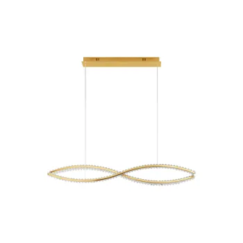 Nova Luce Aurelia arany LED függesztett lámpa (NL-9019724) LED 1 izzós IP20