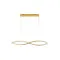Nova Luce Aurelia arany LED függesztett lámpa (NL-9019724) LED 1 izzós IP20