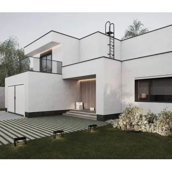 Nova Luce Berni  fekete LED mozgásérzékelős kültéri állólámpa (NL-9030565) LED 1 izzós IP65