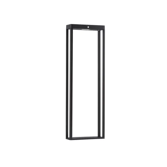 Nova Luce Berni  fekete LED mozgásérzékelős kültéri állólámpa (NL-9030567) LED 1 izzós IP65