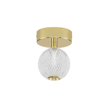 Nova Luce Brillante arany-átlátszó LED mennyezeti lámpa (NL-9522010) LED 1 izzós IP20 Nova Luce Brillante arany-átlátszó LED mennyezeti lámpa (NL-9522010) LED 1 izzós IP20