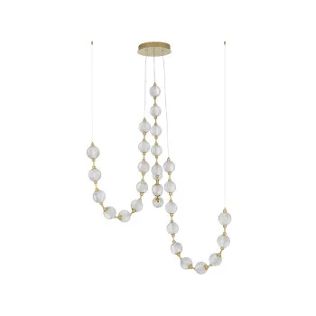 Nova Luce Brillante arany-átlátszó LED függesztett lámpa (NL-9695201) LED 1 izzós IP20 Nova Luce Brillante arany-átlátszó LED függesztett lámpa (NL-9695201) LED 1 izzós IP20