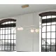 Nova Luce Cantona arany-fehér függesztett lámpa (NL-9960616) G9 5 izzós IP20 Nova Luce Cantona arany-fehér függesztett lámpa (NL-9960616) G9 5 izzós IP20