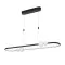 Nova Luce Celia fekete-fehér távirányítós LED függesztett lámpa (NL-9820603) LED 1 izzós IP20