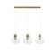 Nova Luce Cinzia arany-pezsgő függesztett lámpa (NL-9236620) E27 3 izzós IP20