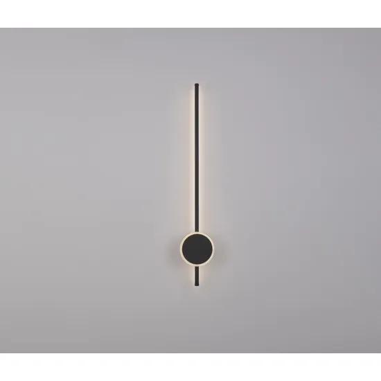 Nova Luce Clock fekete LED falikar (NL-9061428) LED 1 izzós IP20 Nova Luce Clock fekete LED falikar (NL-9061428) LED 1 izzós IP20