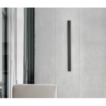 Nova Luce Colby fekete LED fali lámpa (NL-9267107) LED 1 izzós IP20