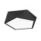 Nova Luce Darius  fekete mennyezeti lámpa (NL-8186202) E27 4 izzós IP20