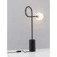 Nova Luce Dedalo fekete-fehér asztali lámpa (NL-9010223) G9 1 izzós IP20