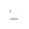 Nova Luce Elowen arany LED függesztett lámpa (NL-9345661) LED 1 izzós IP20