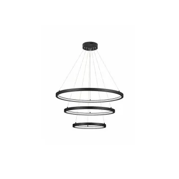 Nova Luce Empatia fekete LED függesztett lámpa (NL-9172867) LED 1 izzós IP20