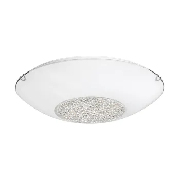 Nova Luce Era fehér-átlátszó kristály mennyezeti lámpa (NL-6311801) E27 2 izzós IP20