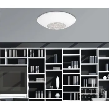 Nova Luce Era fehér-átlátszó kristály mennyezeti lámpa (NL-6311803) E27 4 izzós IP20