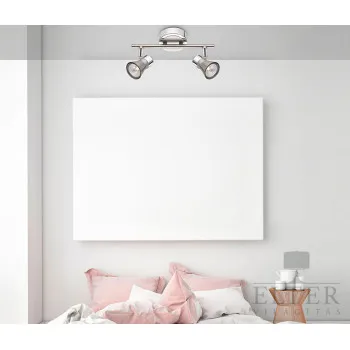 Nova Luce Galeria króm mennyezeti spotlámpa (NL-663002) GU10 2 izzós IP20