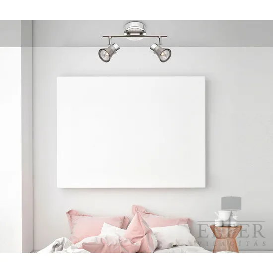 Nova Luce Galeria króm mennyezeti spotlámpa (NL-663002) GU10 2 izzós IP20