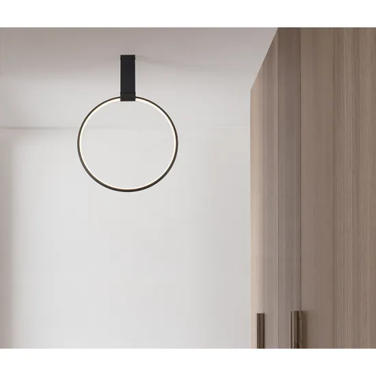 Nova Luce Garve fekete LED mennyezeti lámpa (NL-9085241) LED 1 izzós IP20 Nova Luce Garve fekete LED mennyezeti lámpa (NL-9085241) LED 1 izzós IP20