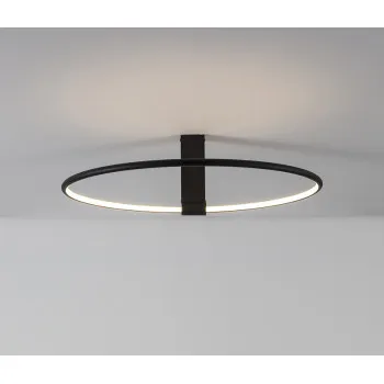 Nova Luce Garve fekete LED mennyezeti lámpa (NL-9085243) LED 1 izzós IP20
