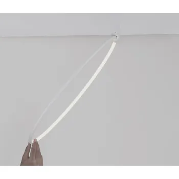 Nova Luce Garve fehér LED mennyezeti lámpa (NL-9085244) LED 1 izzós IP20