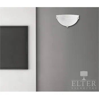 Nova Luce Giorno fehér-króm fali lámpa (NL-605803) E27 1 izzós IP20