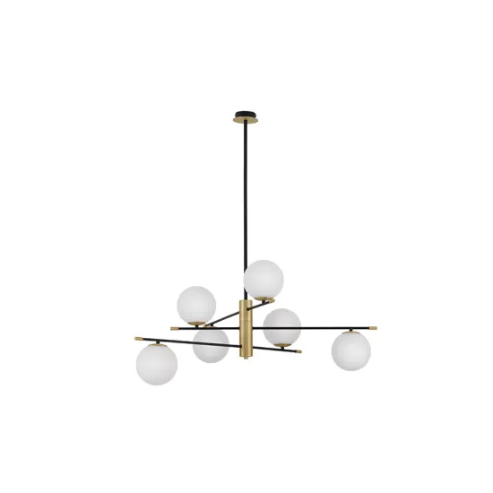 Nova Luce Git arany-fehér függesztett lámpa (NL-9009296) G9 6 izzós IP20 Nova Luce Git arany-fehér függesztett lámpa (NL-9009296) G9 6 izzós IP20