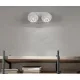 Nova Luce Gon fehér LED mennyezeti spotlámpa (NL-9105202) LED 2 izzós IP20