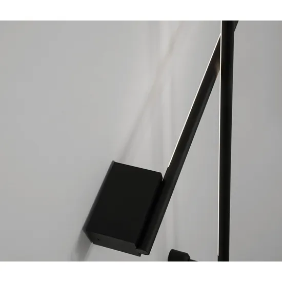 Nova Luce Gropius fekete LED falikar (NL-9081140) LED 1 izzós IP20 Nova Luce Gropius fekete LED falikar (NL-9081140) LED 1 izzós IP20