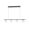 Nova Luce Joline fekete-fehér LED függesztett lámpa (NL-9919604) LED 1 izzós IP20