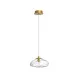 Nova Luce King sárgaréz-átlátszó függesztett lámpa (NL-9006046) G9 1 izzós IP20