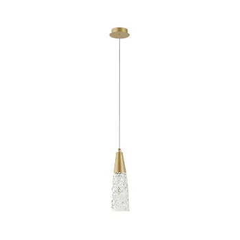 Nova Luce Kovac sárgaréz-átlátszó függesztett lámpa (NL-9160191) G9 1 izzós IP20 Nova Luce Kovac sárgaréz-átlátszó függesztett lámpa (NL-9160191) G9 1 izzós IP20