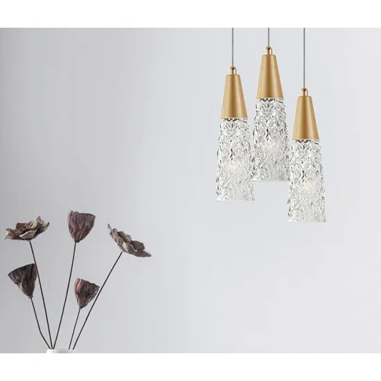 Nova Luce Kovac sárgaréz-átlátszó függesztett lámpa (NL-9160193) G9 3 izzós IP20 Nova Luce Kovac sárgaréz-átlátszó függesztett lámpa (NL-9160193) G9 3 izzós IP20