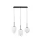 Nova Luce Lato fekete-fehér függesztett lámpa (NL-9624099) E14 3 izzós IP20