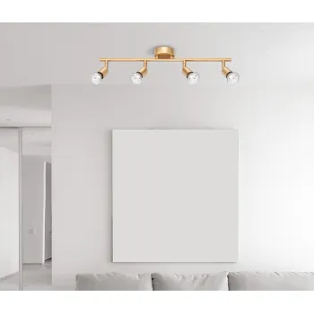 Nova Luce Lup arany mennyezeti spotlámpa (NL-960004) GU10 4 izzós IP20